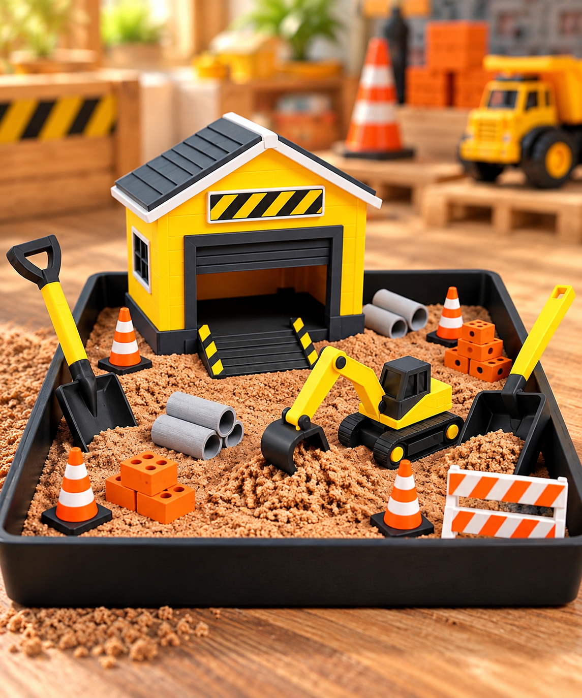 Mini chantier de construction