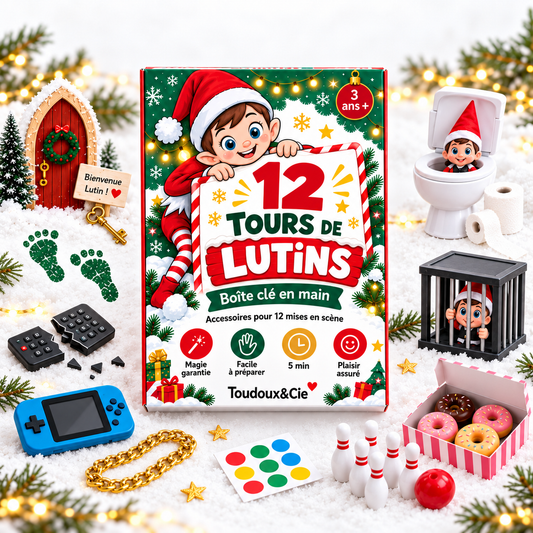 Ensemble de 12 tours de lutin