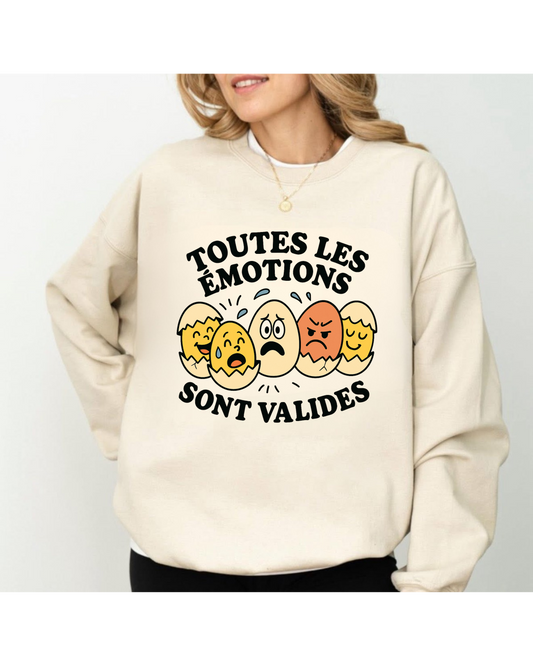 Toutes les émotions sont valides