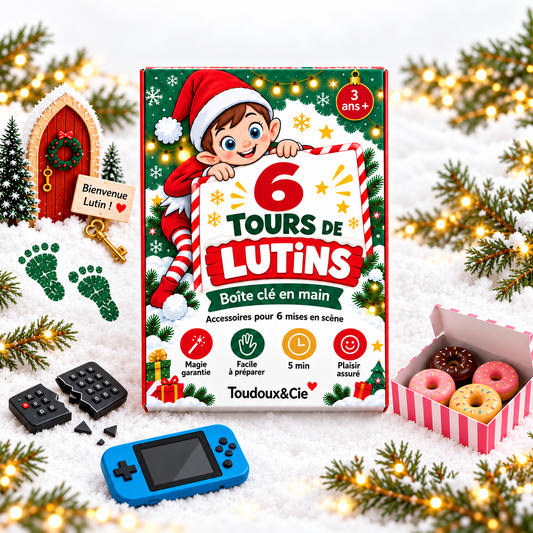 Ensemble de 6 tours de lutin