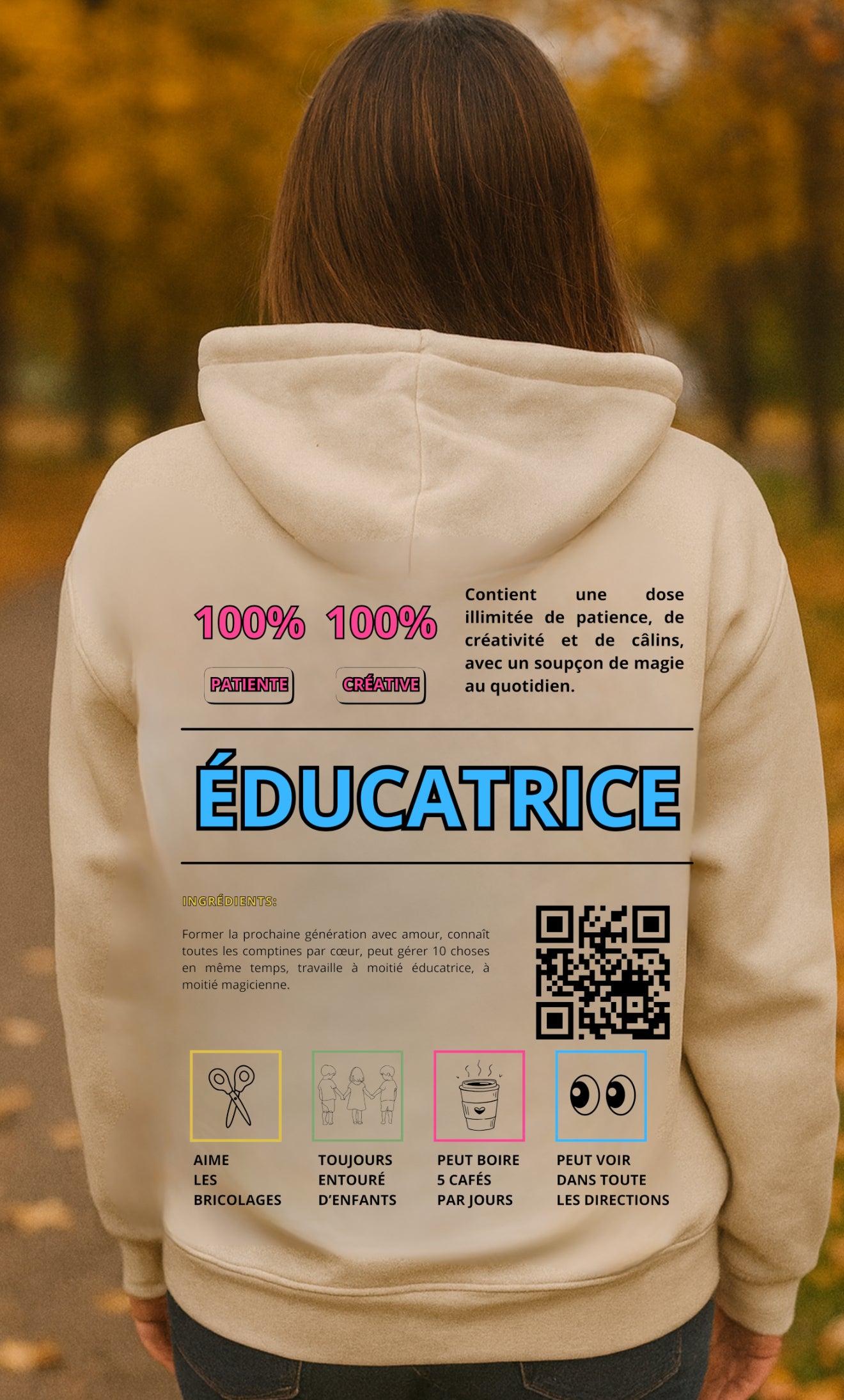 Étiquette éducatrice