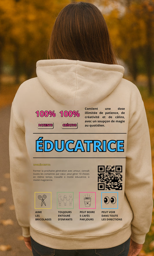 Étiquette éducatrice