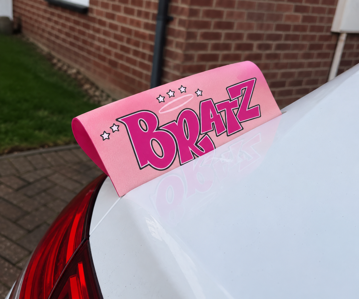 Étiquette de voiture Bratz