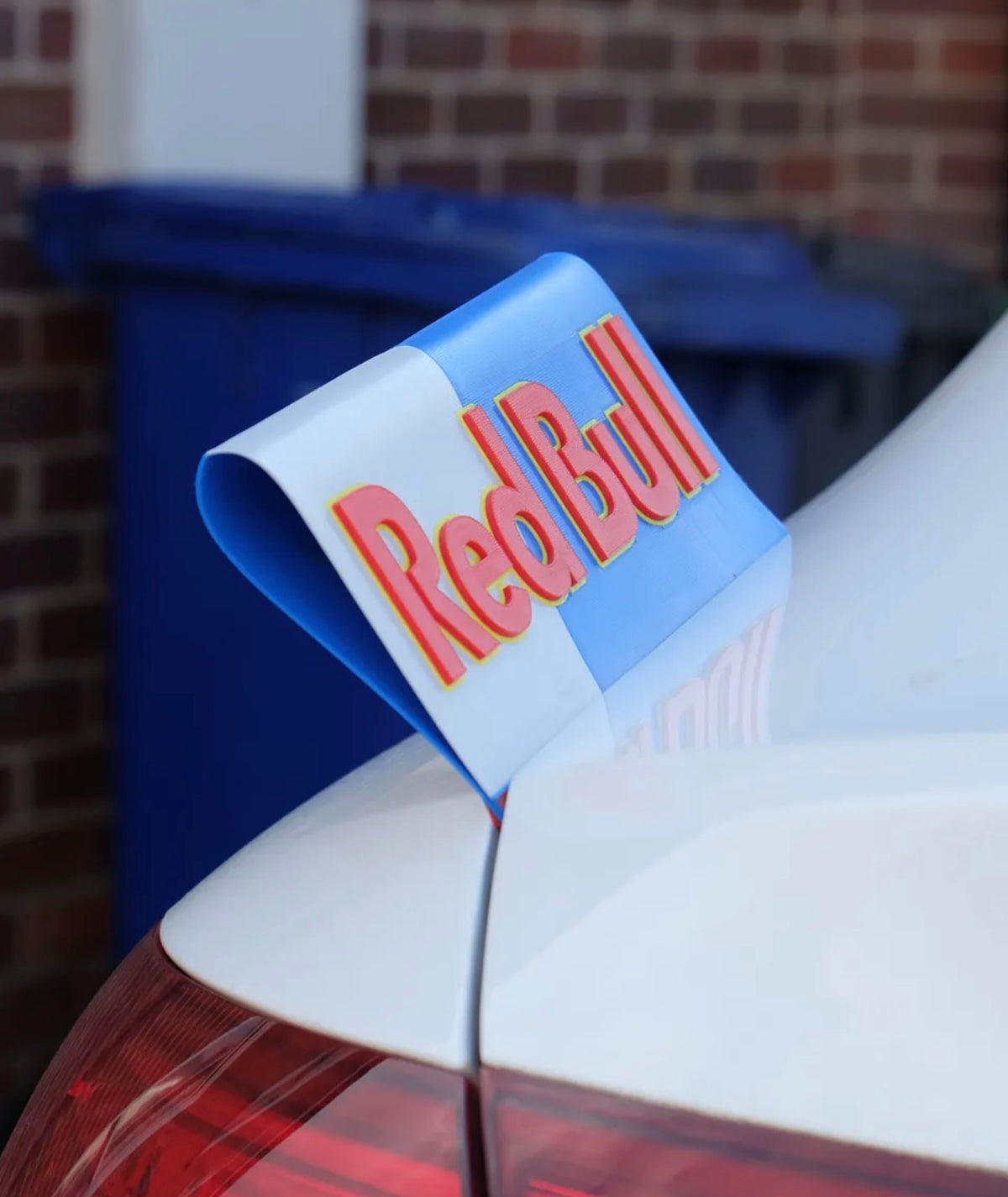 Étiquette voiture RedBull